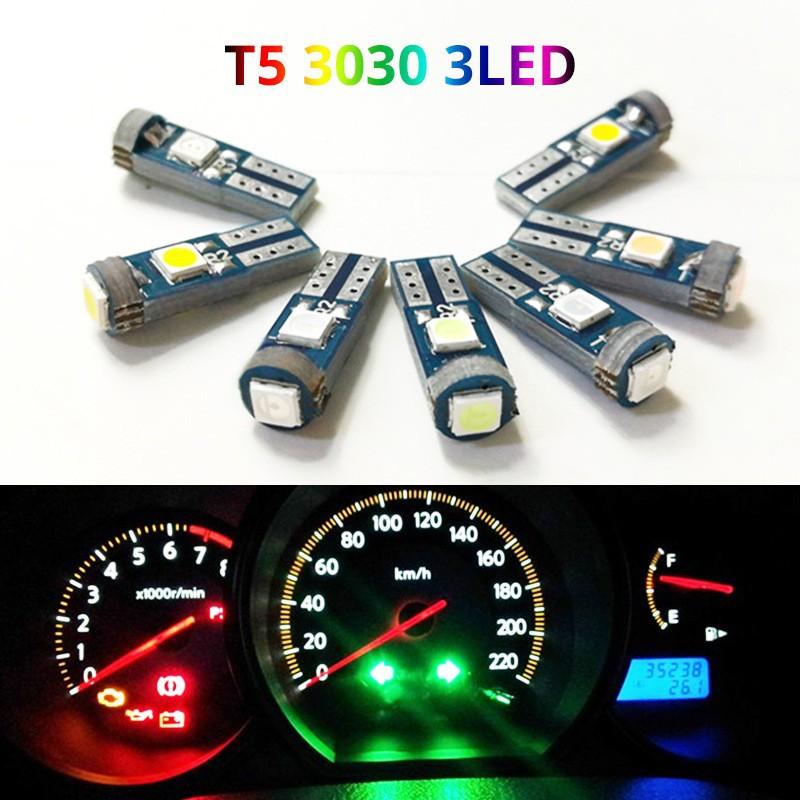 10Pcs T5 Led Bulb Canbus W3W 7 - Grow Light T5 ulasan dan harga